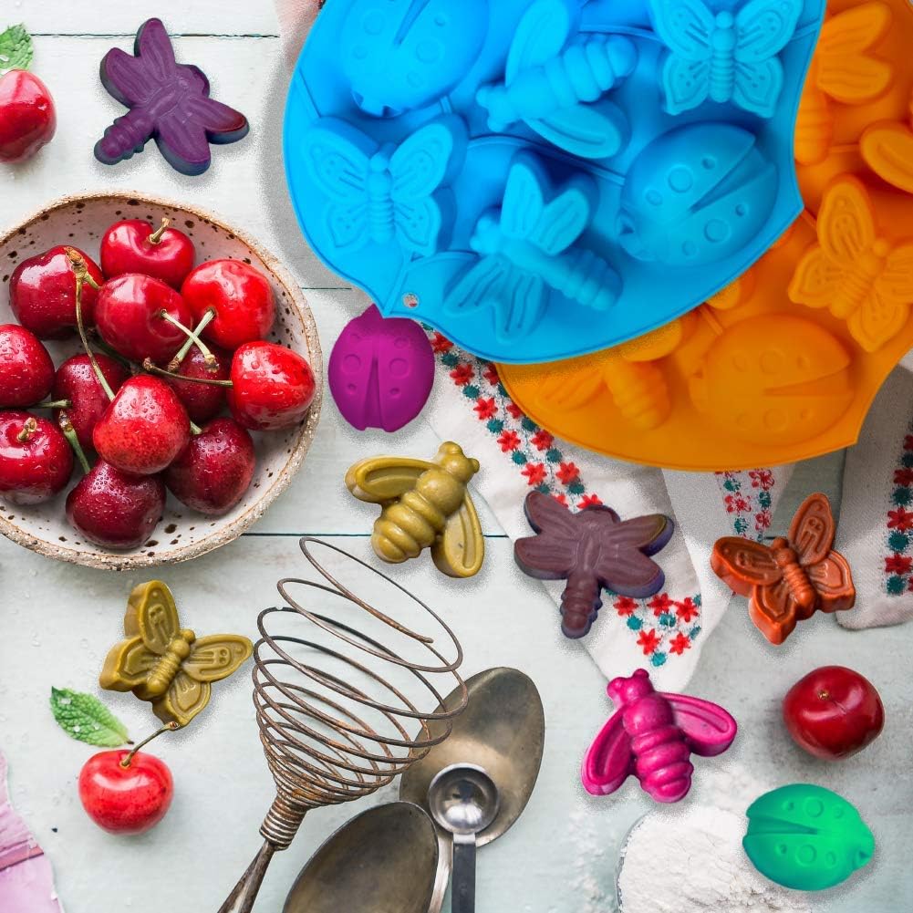 2-Pack Unicorn Cookie Cutters Rainbow Shapes