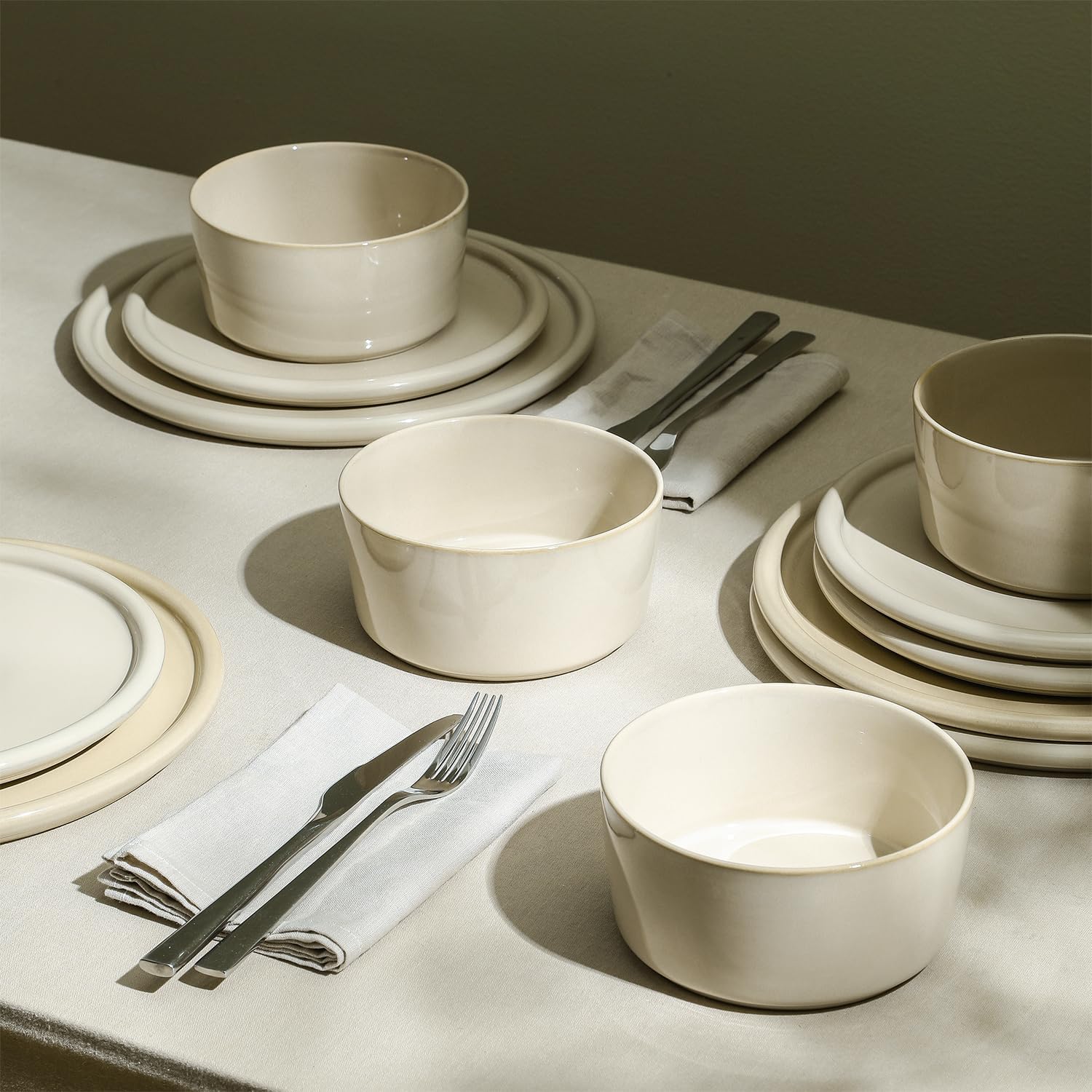 Stone Lain Eden 12-Piece Stoneware Dinnerware Set 1