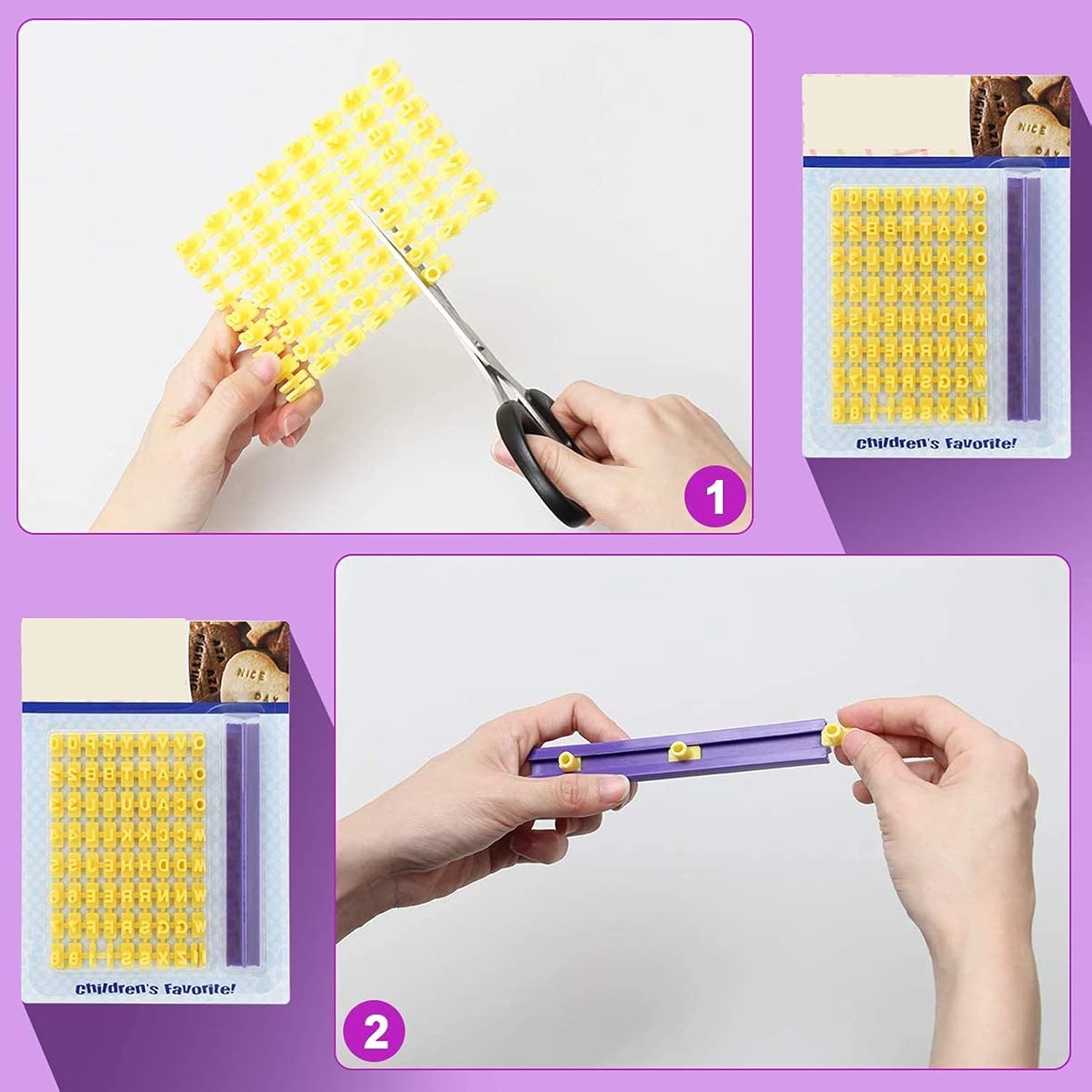 TOPINCN Cookie Stamps DIY Baking Tools for Cakes and Cookies