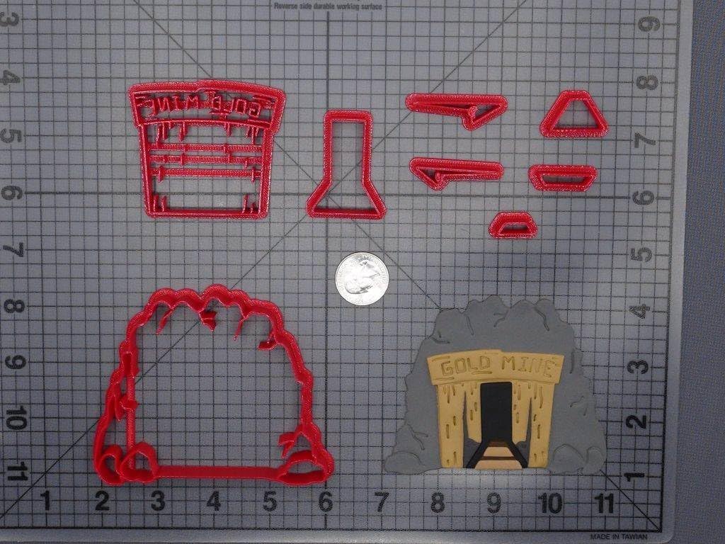 Gold Mine Cave 266-F480 Cookie Cutter Set 1