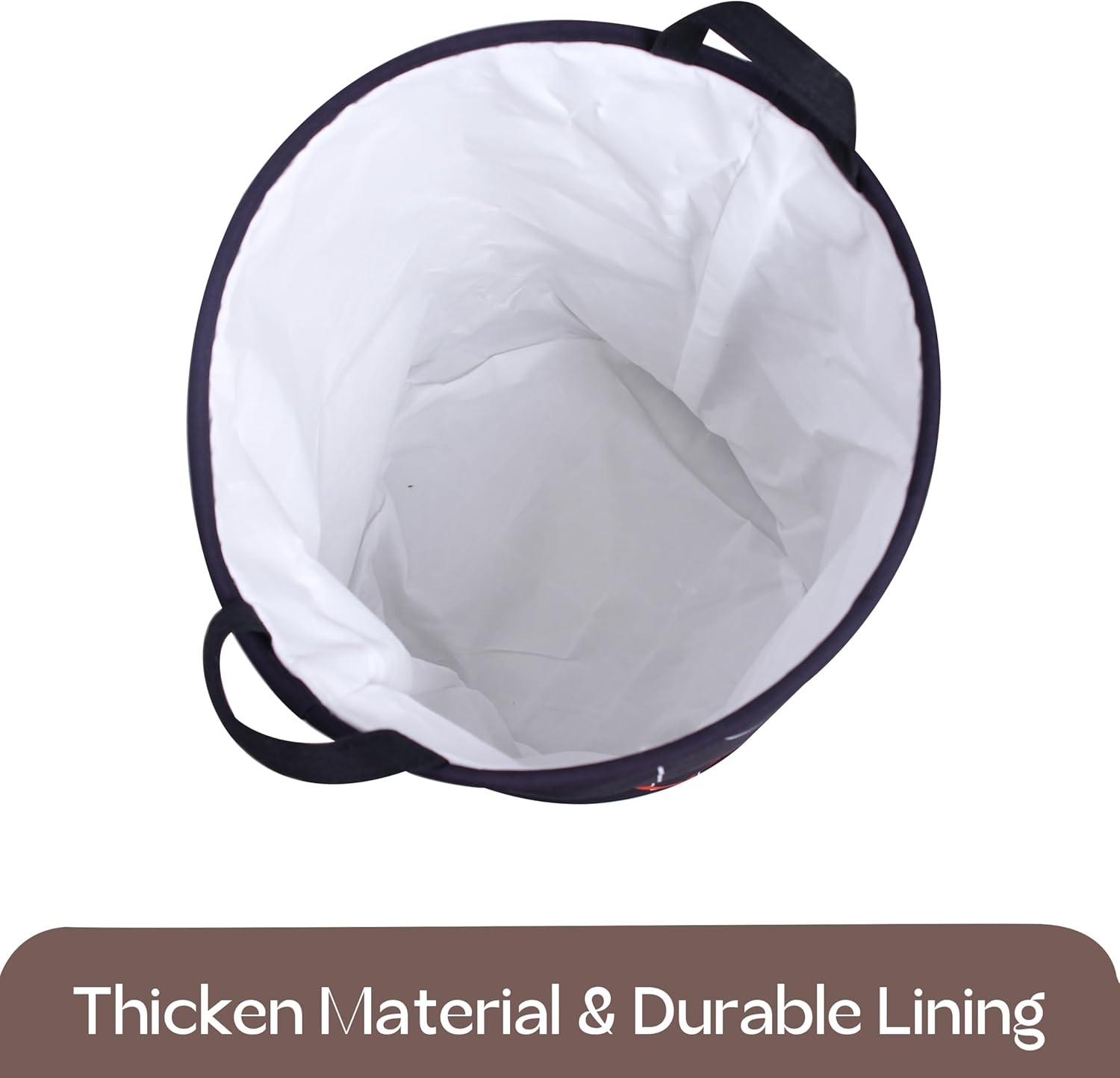 Highland Cow Laundry Basket with Lining for Kids
