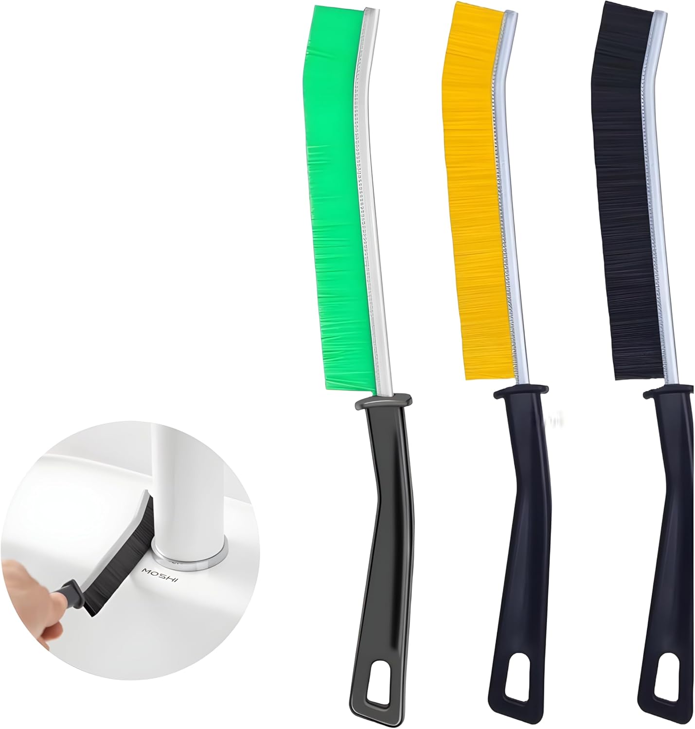 3Pcs Crevice Cleaning Brush for Tight Spaces 1