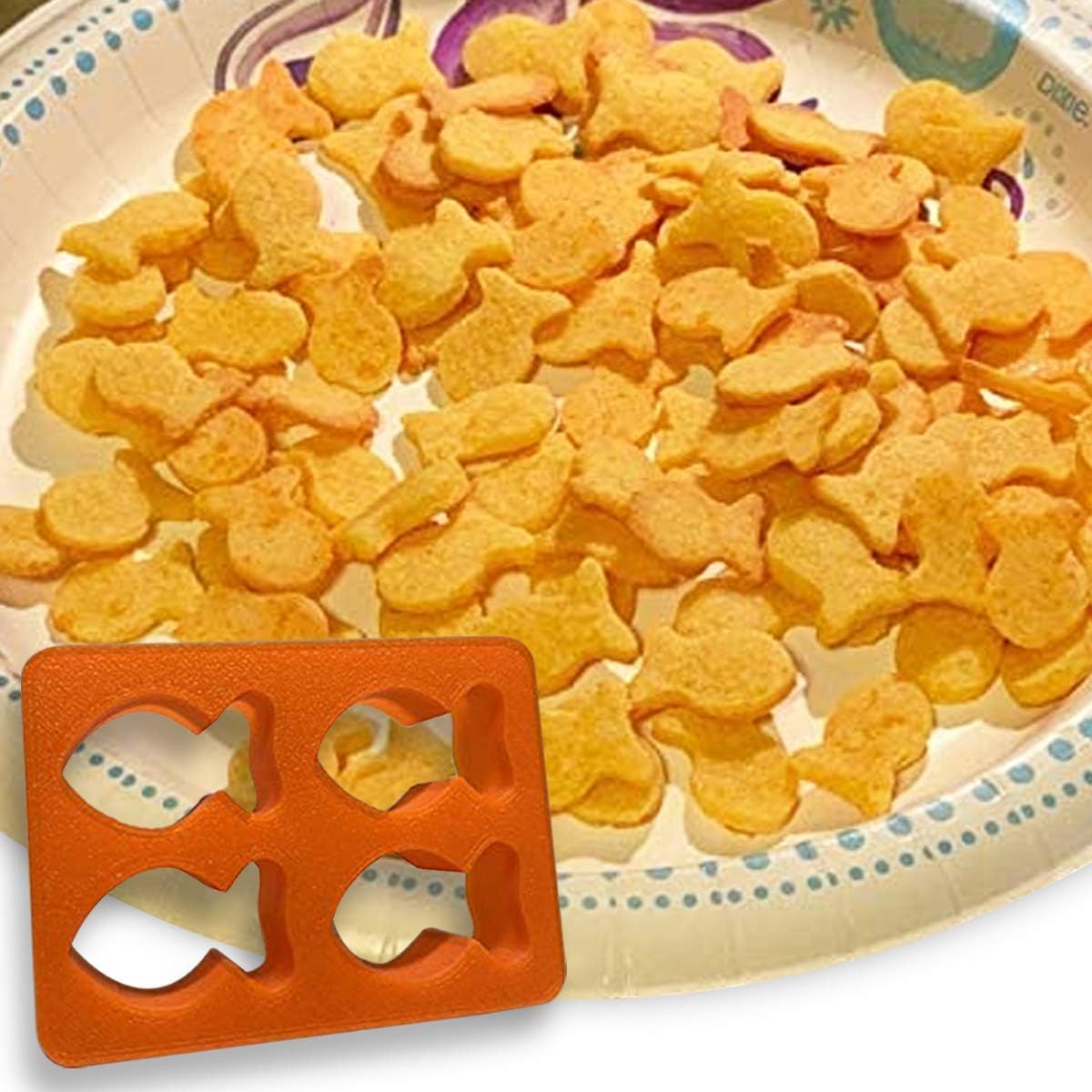 Dycica Mini Gold Fish Cookie Cutter Set