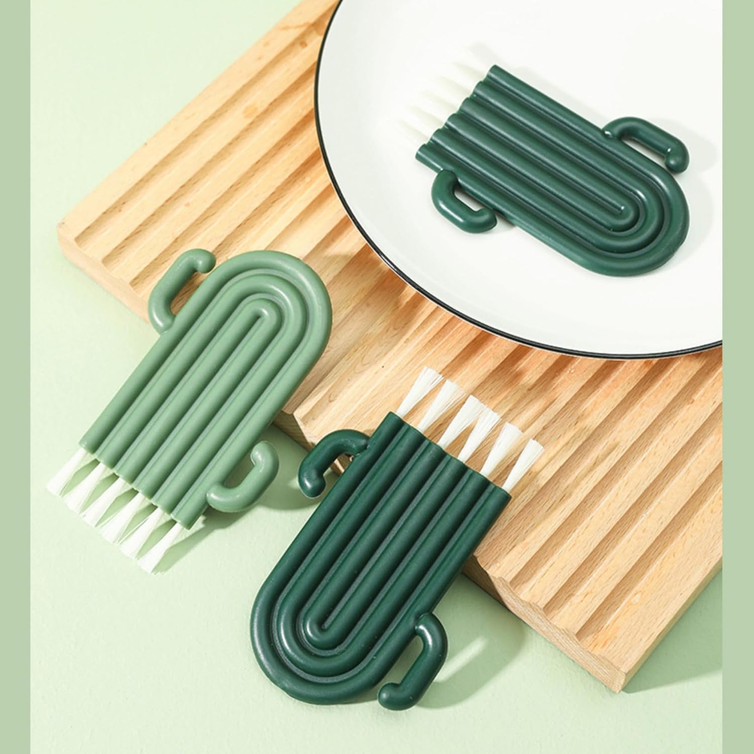 Brush Cleaning Cactus Multi Functional Cleaning Brush - 2 PCS