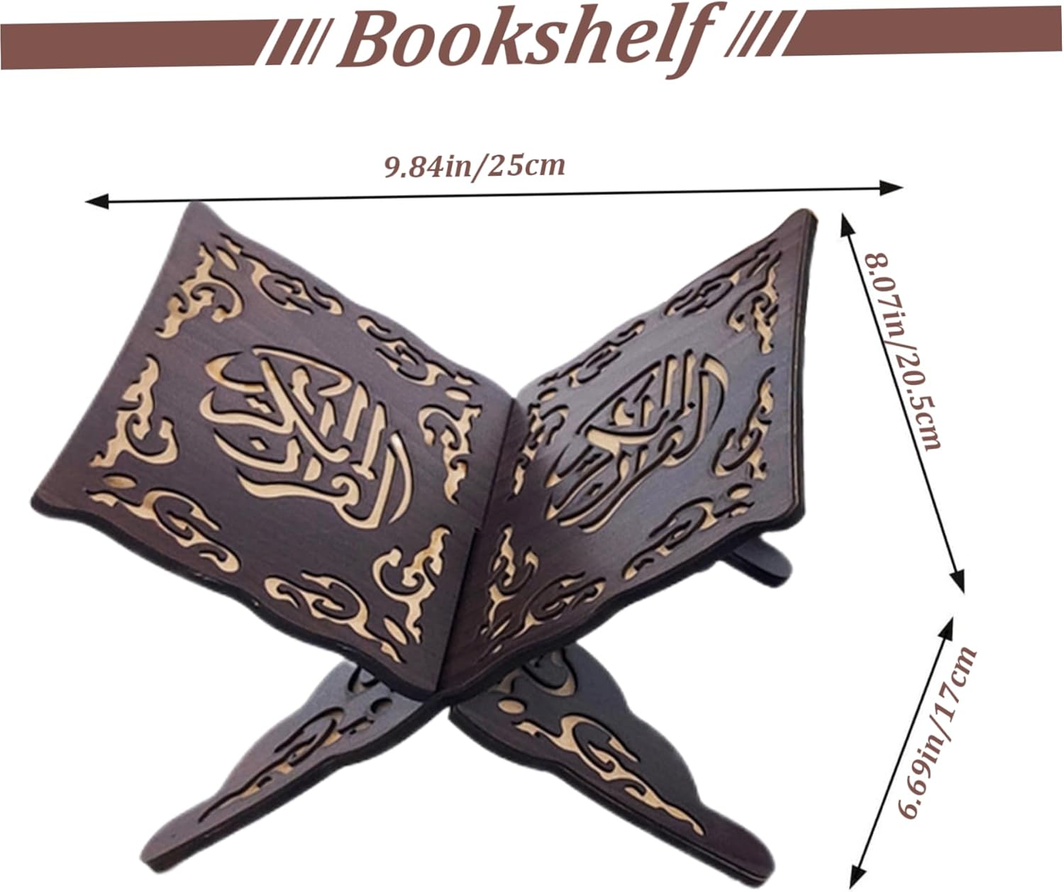 Foldable Quran Holder Stand for Prayer and Reading