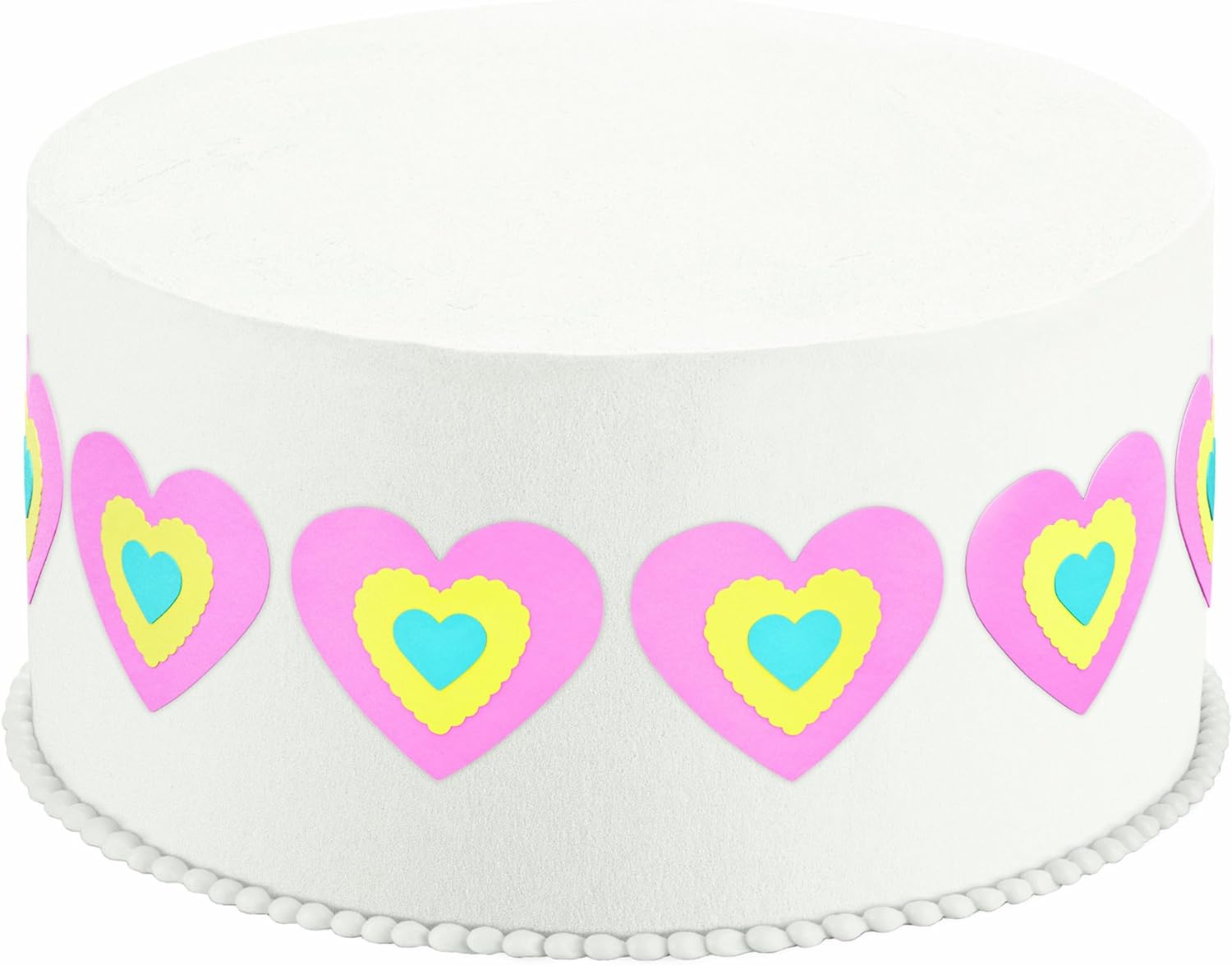 Wilton Cutting Insert Layered Hearts 3pc Purple 1
