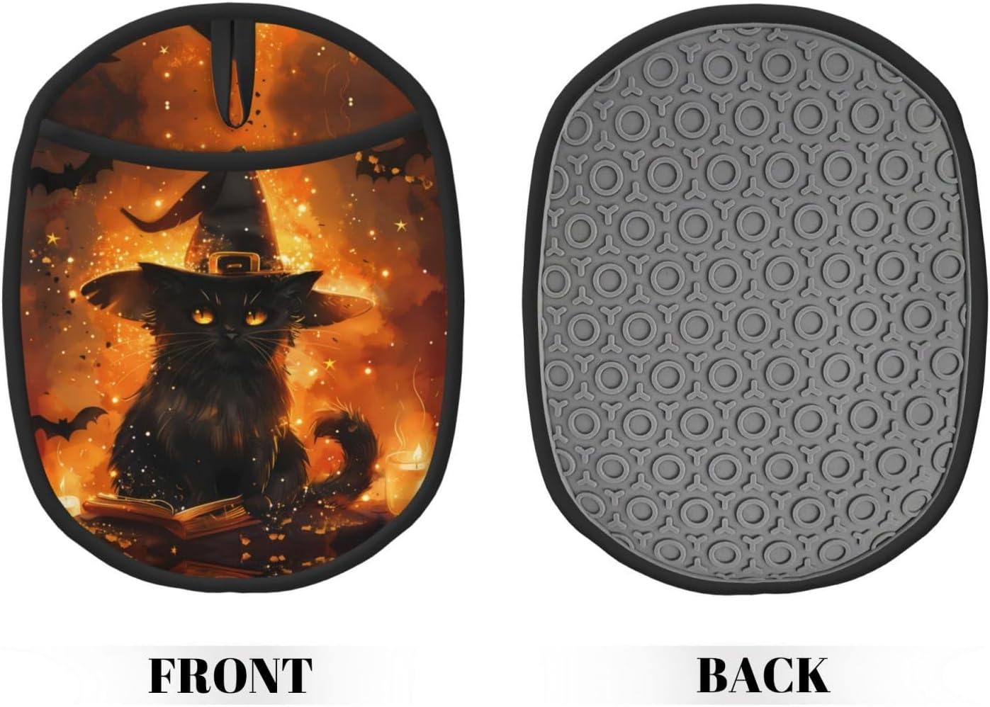 Buewutiry Halloween Witch Hat Hot Pads with Hanging Loop