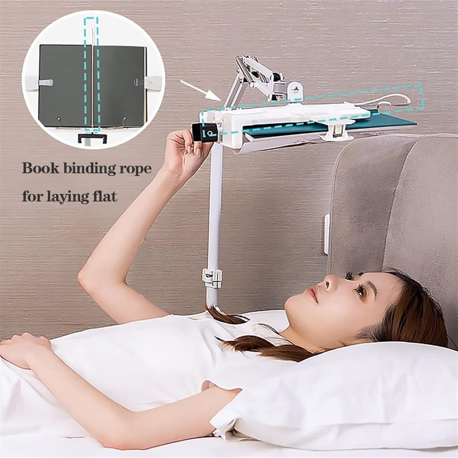 Adjustable Floor Reading Stand with 360 Rotation