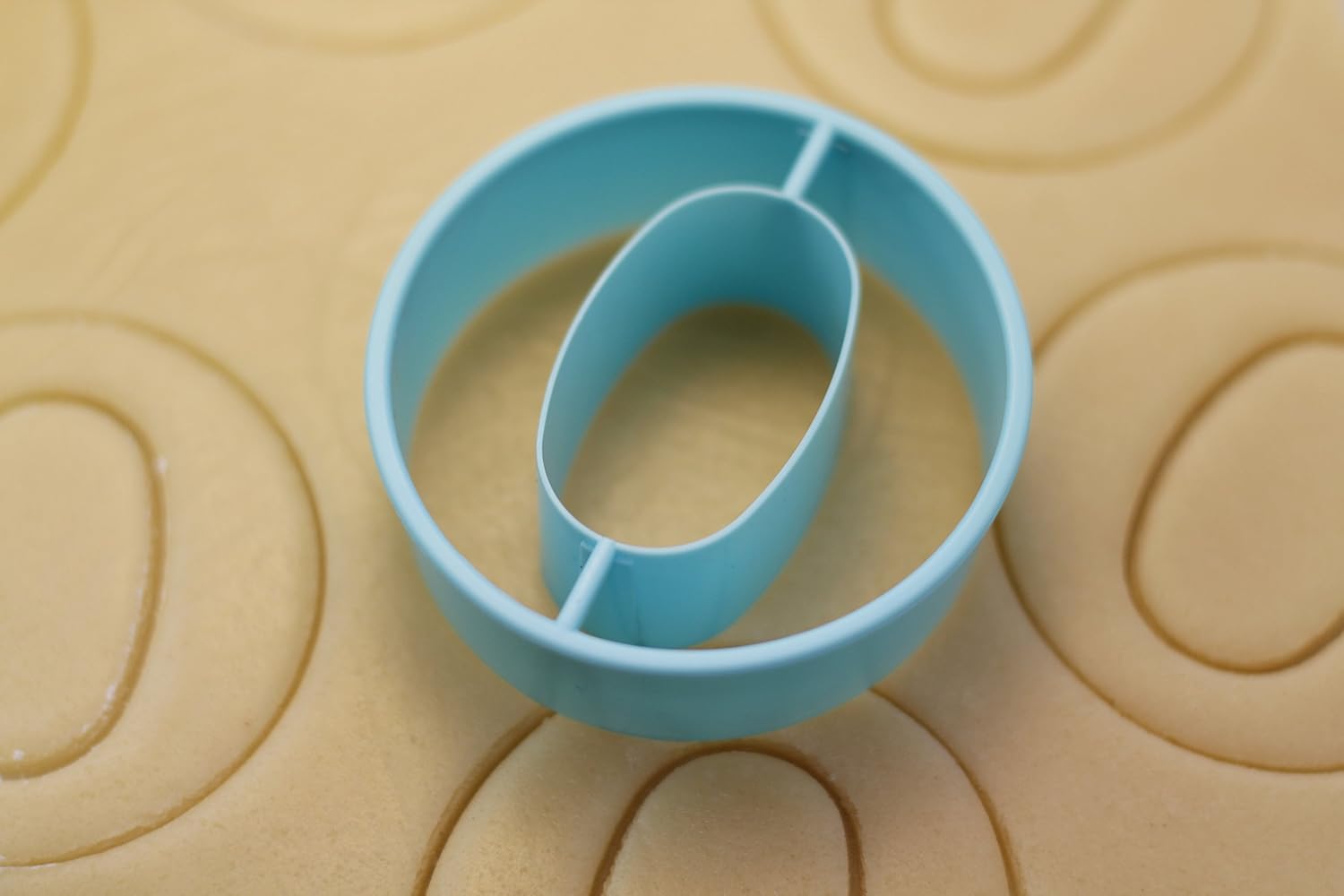 Live Greek Omicron Cookie Cutter 3 Inches