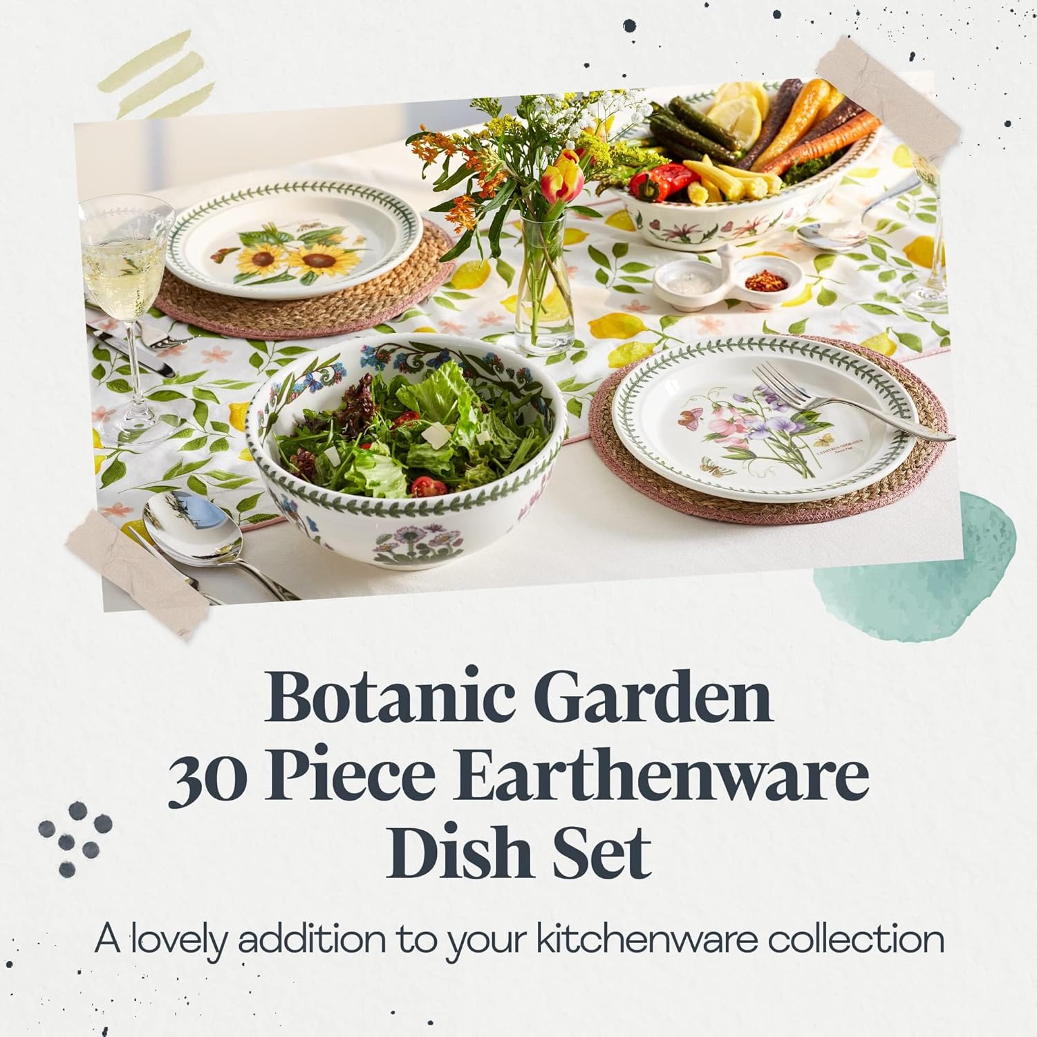 Portmeirion Botanic Garden 30-Piece Dinnerware Set 1