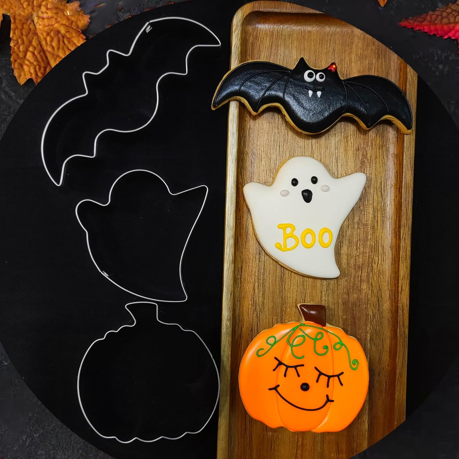 Q-BAKER Halloween Cookie Cutters Set 3 Piece