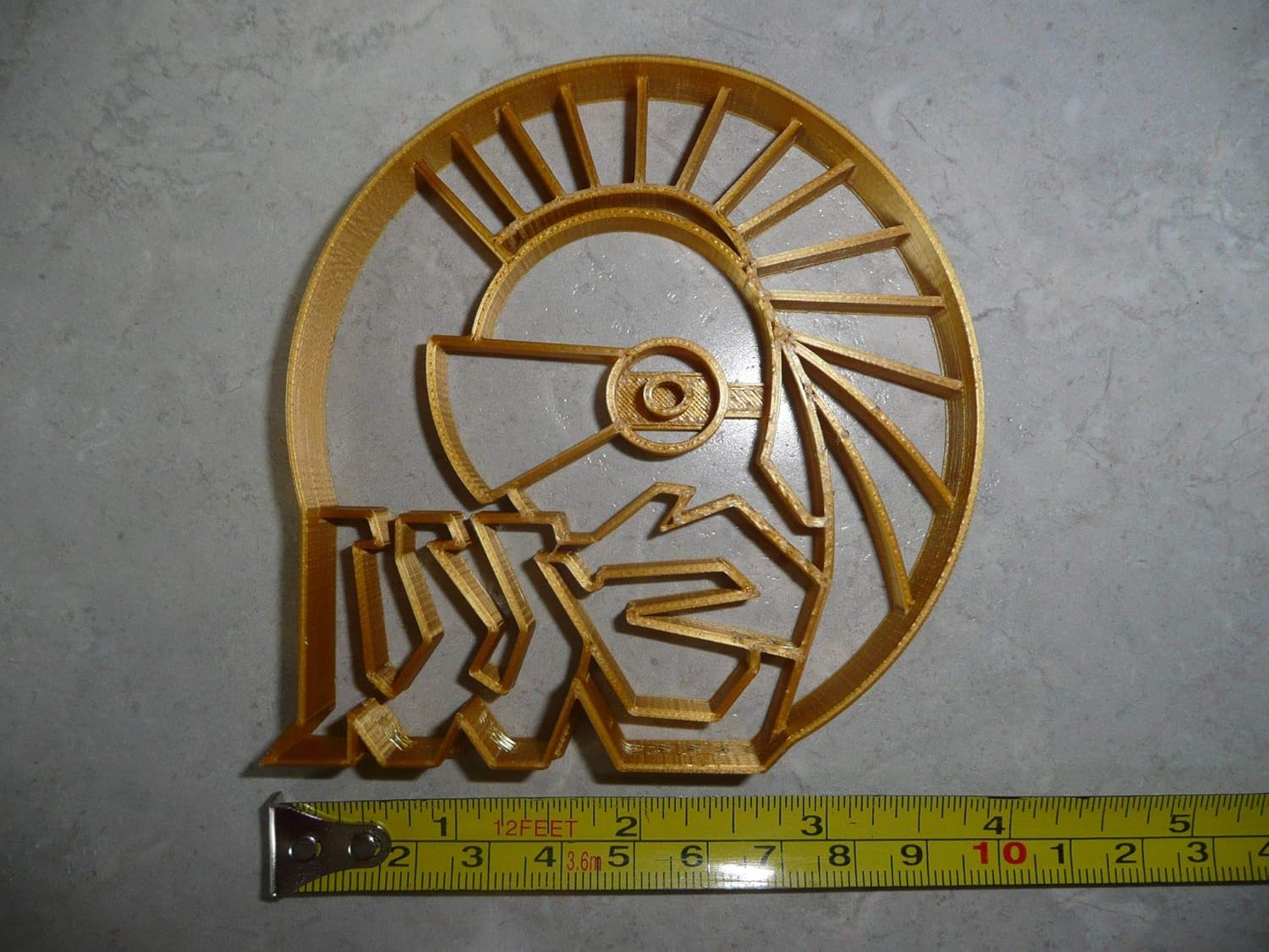 KNIGHT HELMET BAKING TOOL COOKIE CUTTER MADE IN USA