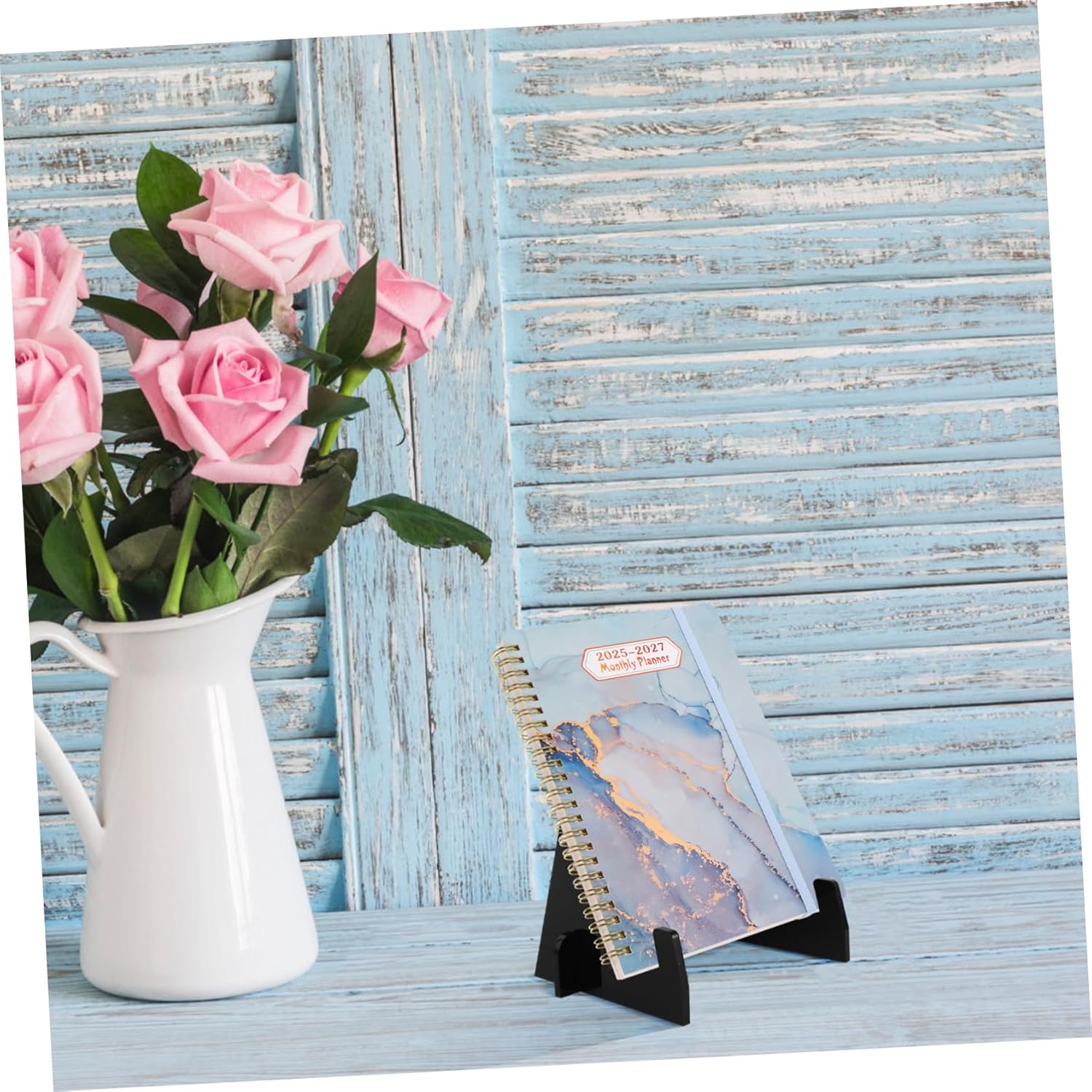 SEWACC Acrylic Foldable Cookbook Display Stand