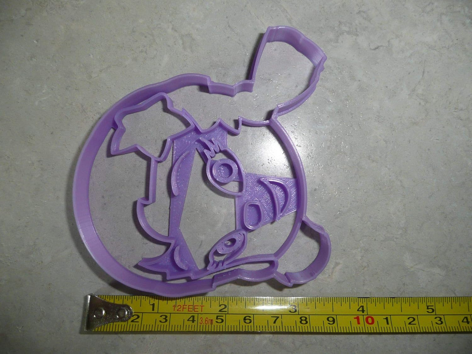 Purple Guppy Face Merperson Cookie Cutter Made in USA 1