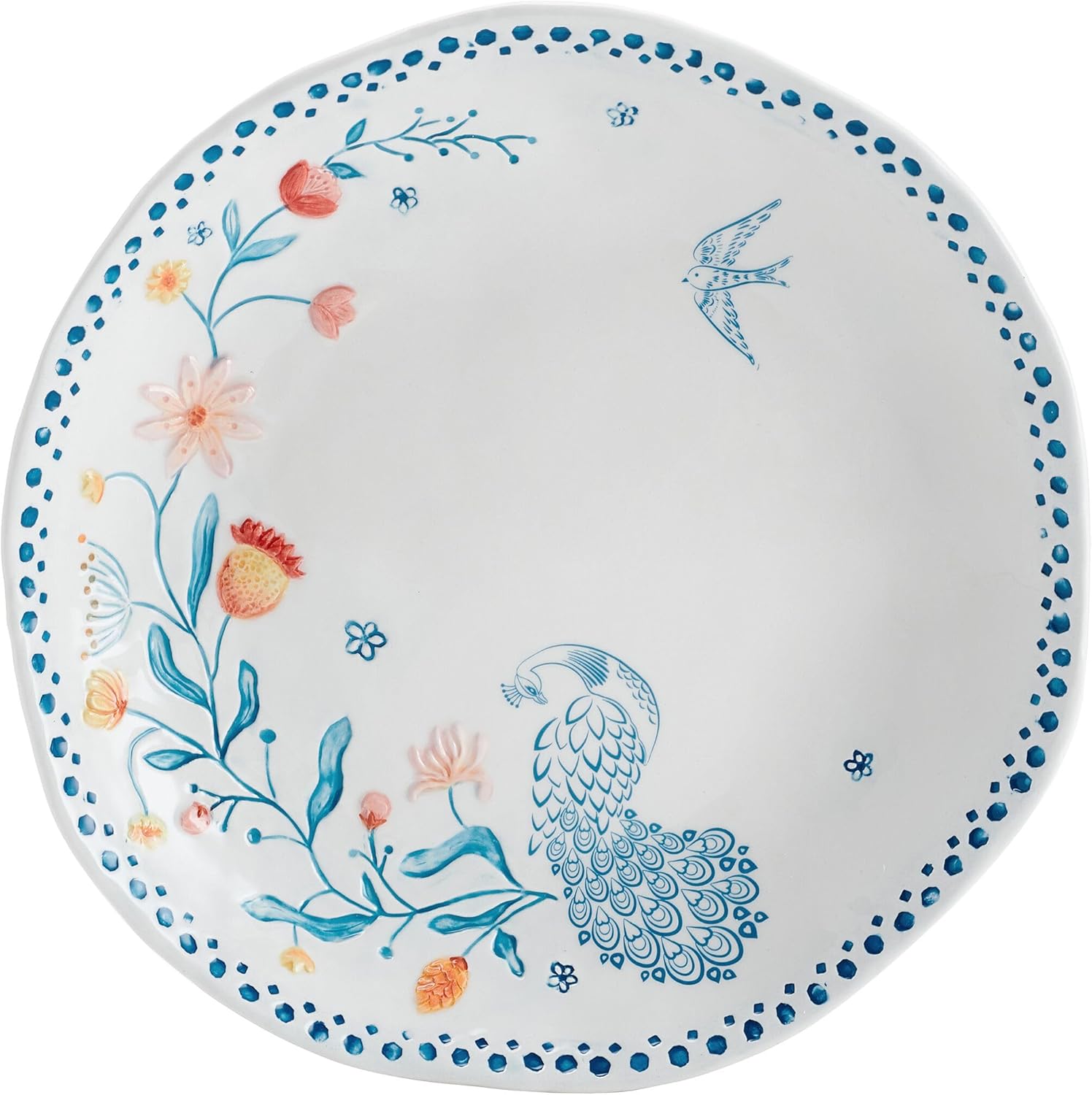 Fitz and Floyd Gracie Floral 12-Piece Dinnerware Set