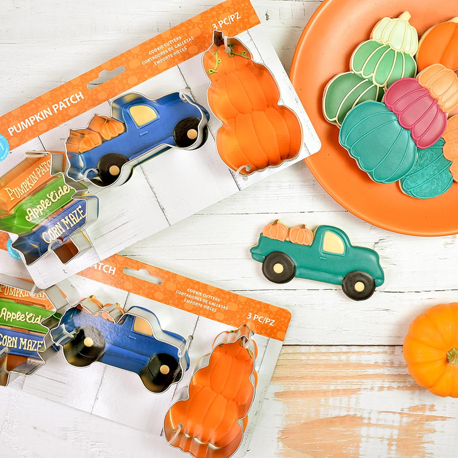 RM International 5147 Cookie Cutter Set - 3 Piece Fall Theme