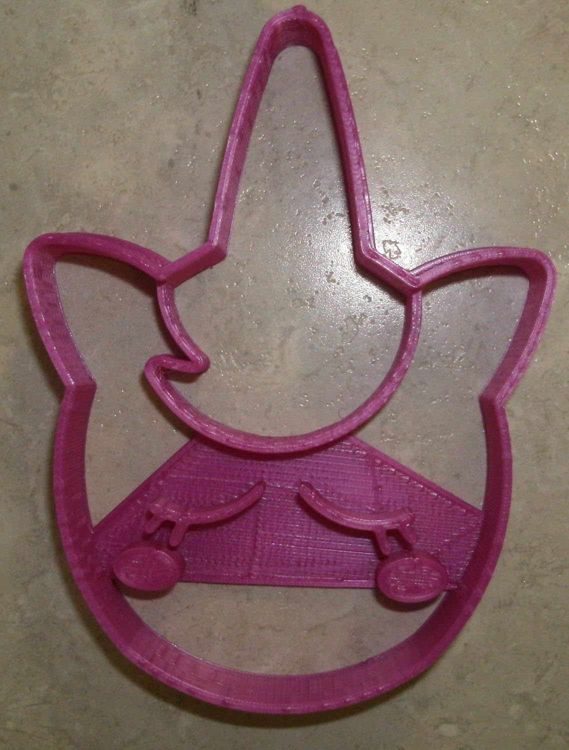Unicorn Face Cookie Cutter - USA Made Food Safe