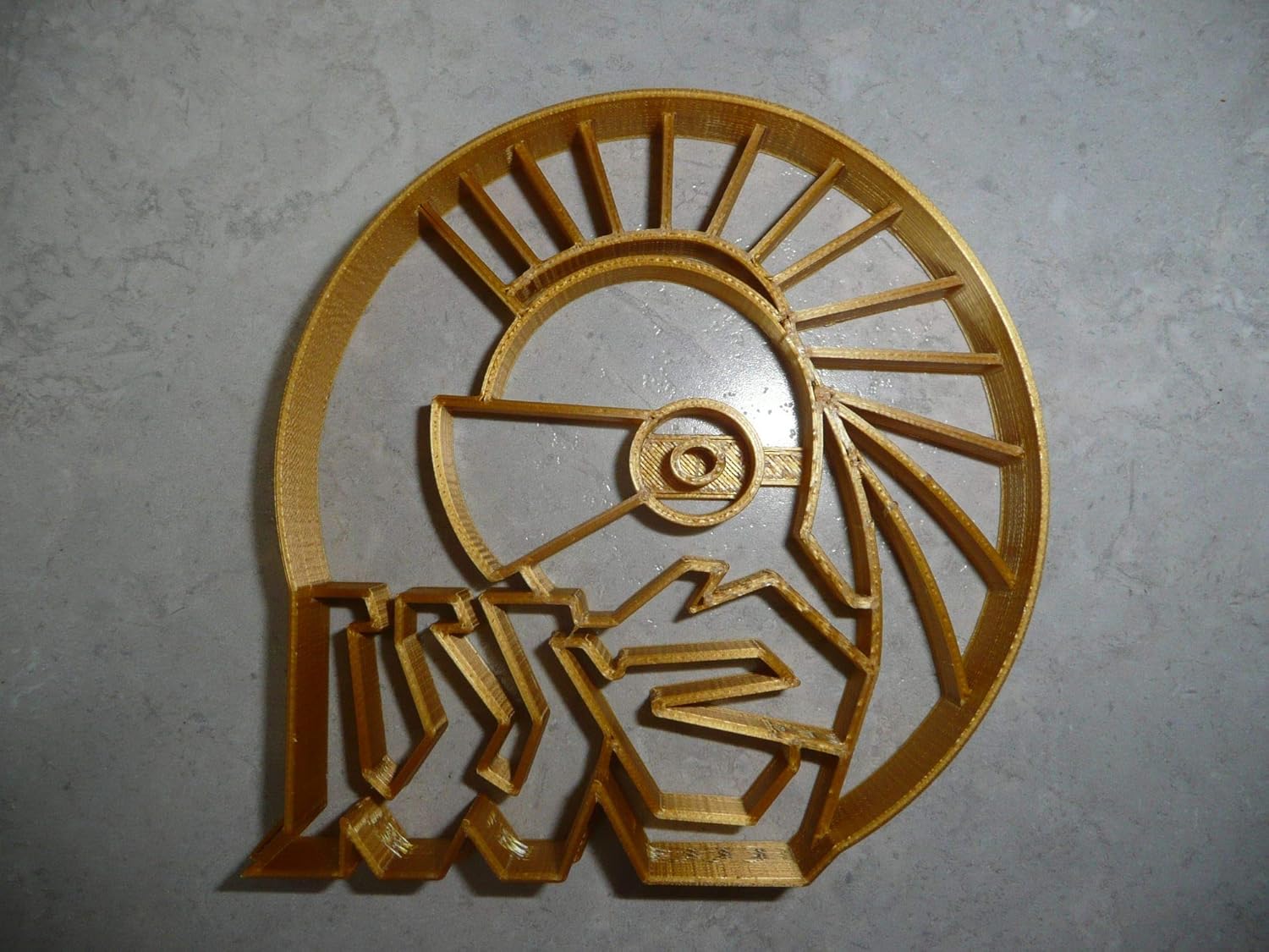 KNIGHT HELMET BAKING TOOL COOKIE CUTTER MADE IN USA