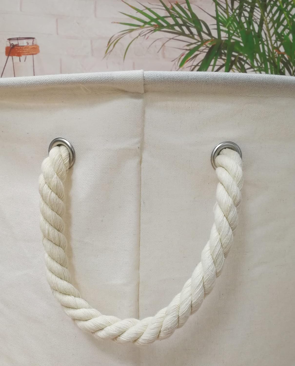 VAIVUSTO Round Laundry Basket for Kids