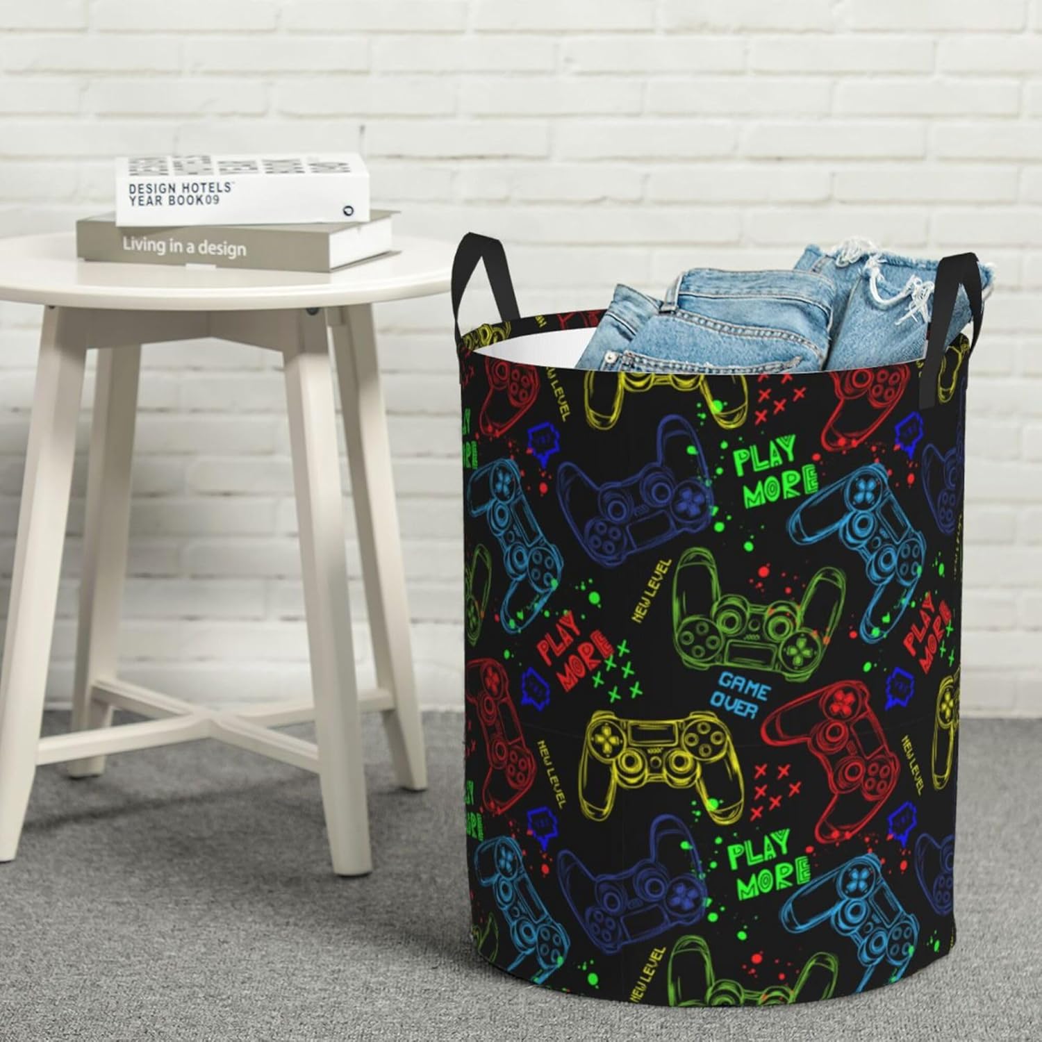Luixdie Gaming Laundry Basket for Kids and Boys 1