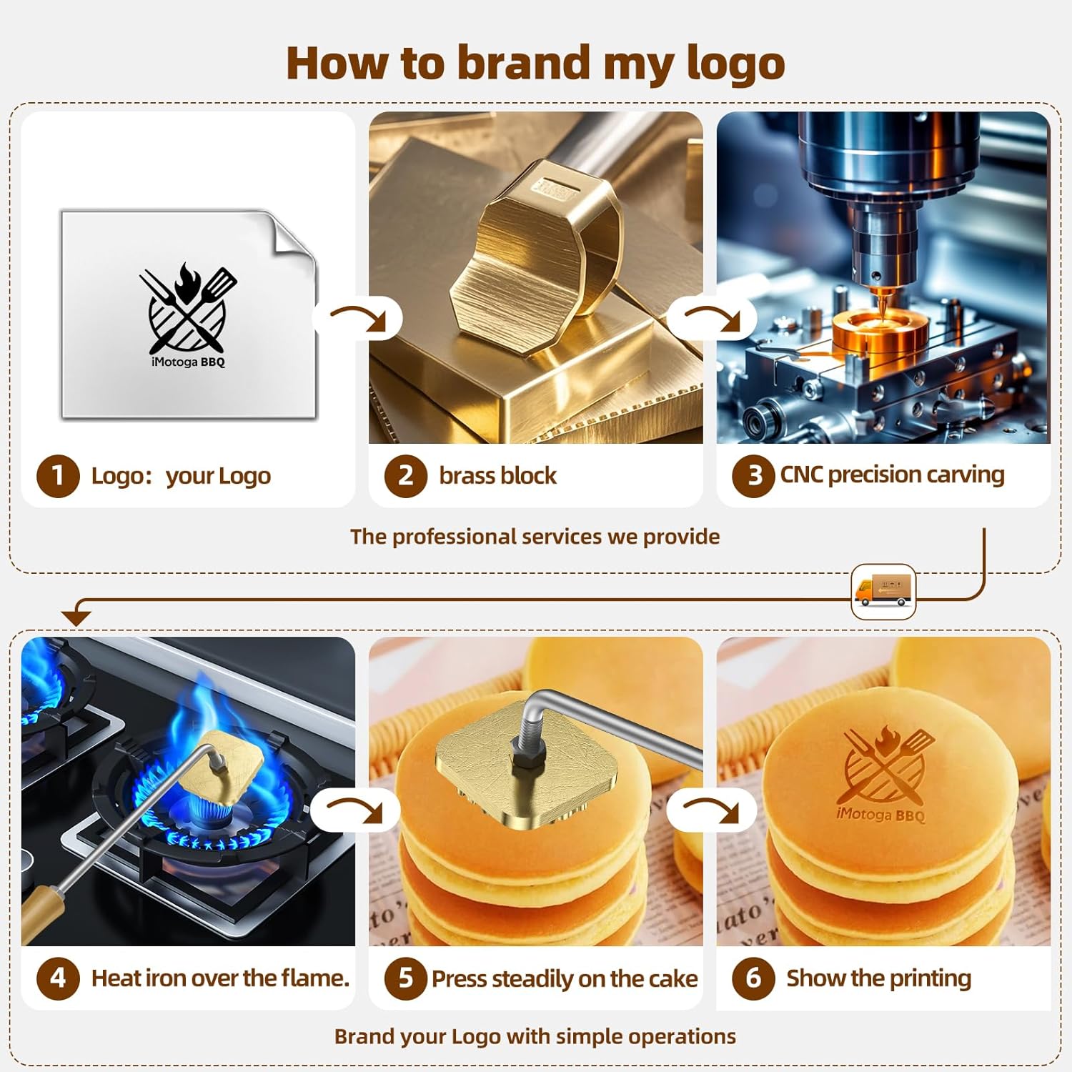 Custom Branding Iron for Cake and Food