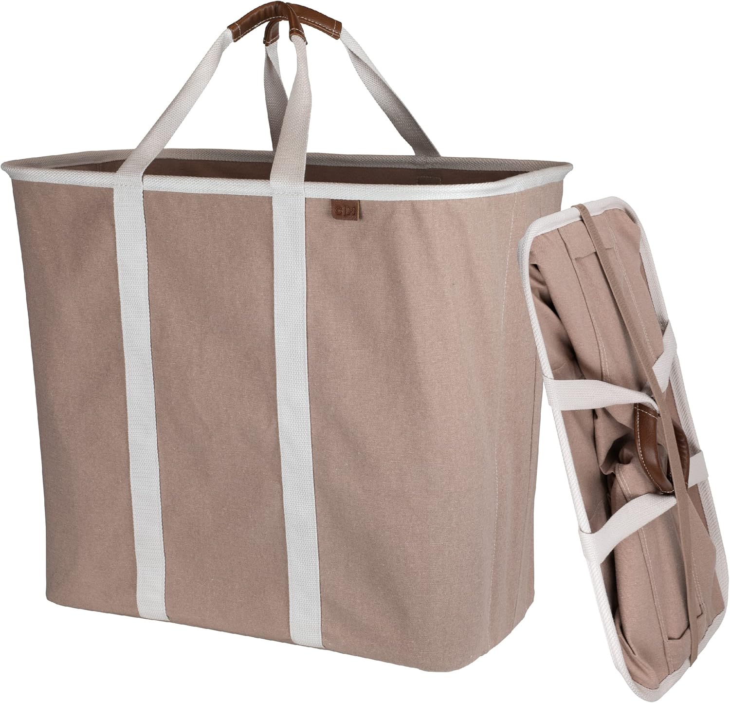 CleverMade Collapsible Laundry Basket - 30L SnapBasket LUXE