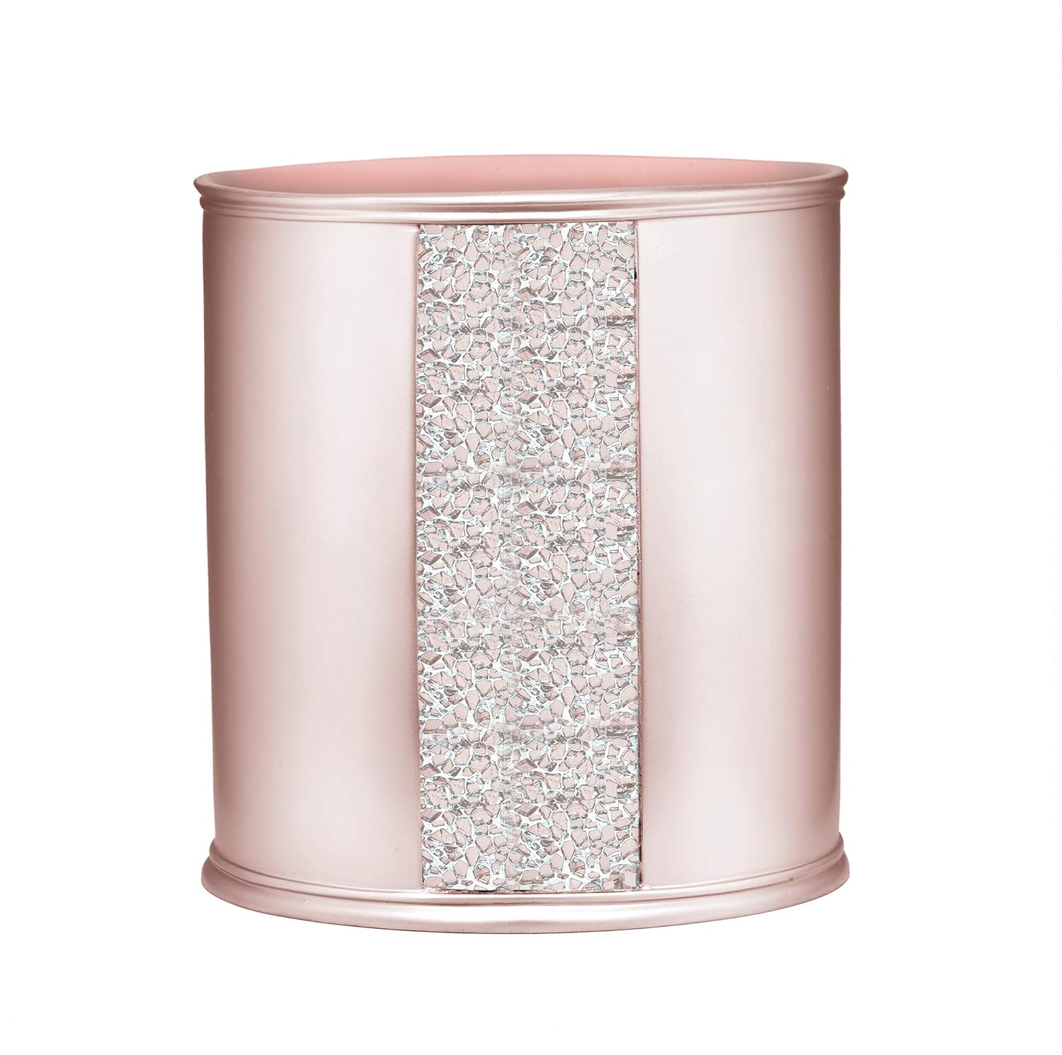 Zahari Home Sinatra Waste Basket Blush