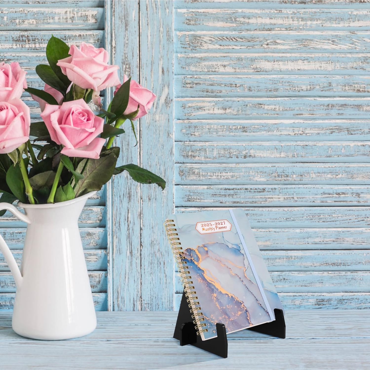 Acrylic Cookbook Stand Foldable Book Display for Kitchen Counter