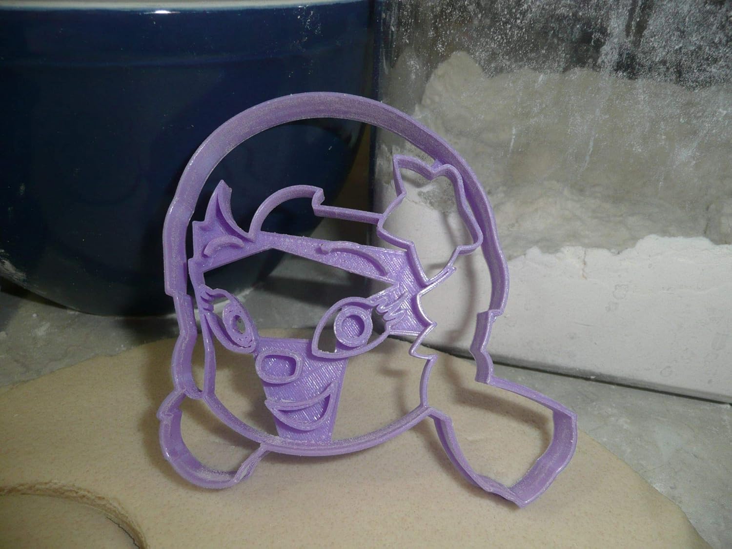 Purple Guppy Face Merperson Cookie Cutter Made in USA 1