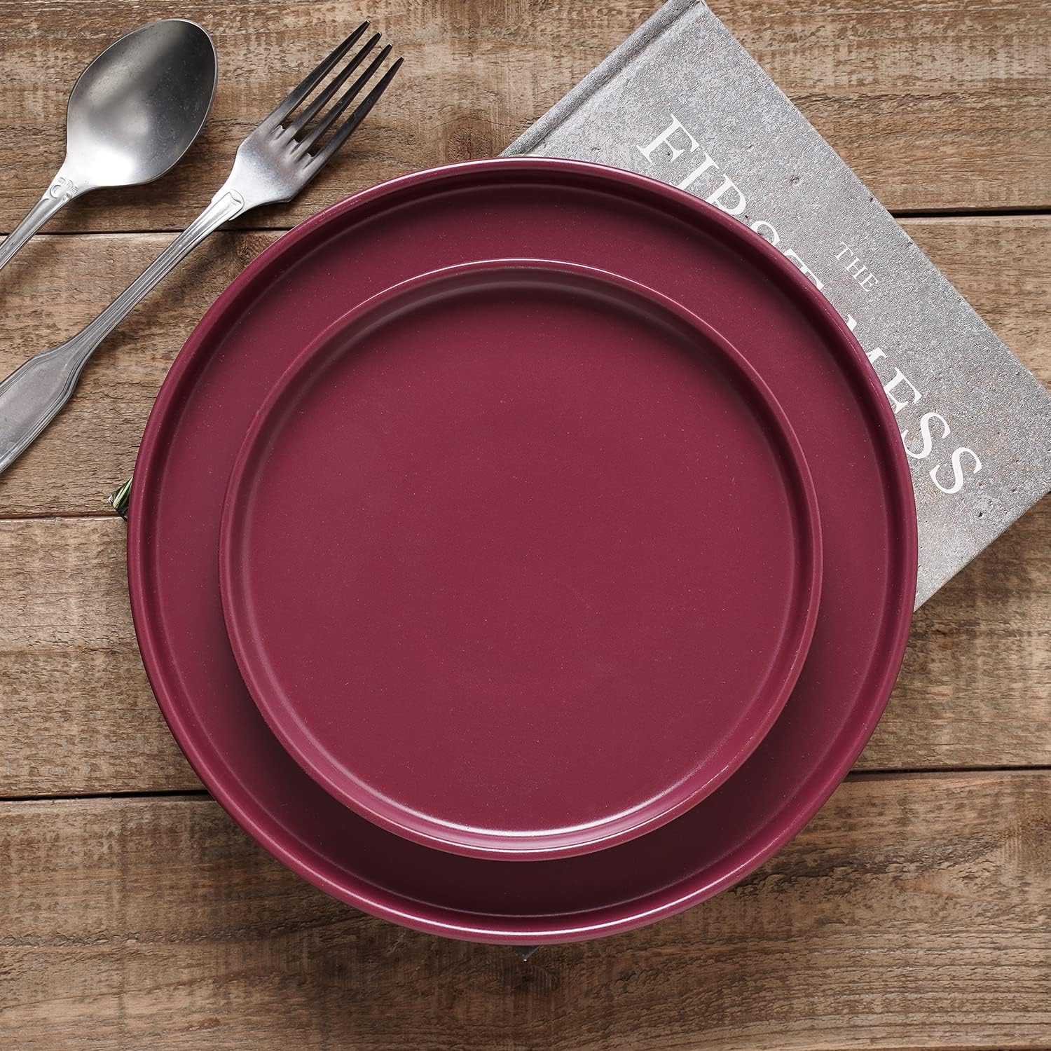 Stone Lain Celina Purple 24-Piece Dinnerware Set