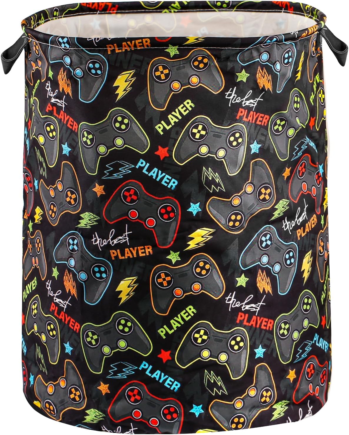 Barezan Folding Gamer Storage Basket for Boys Room 1