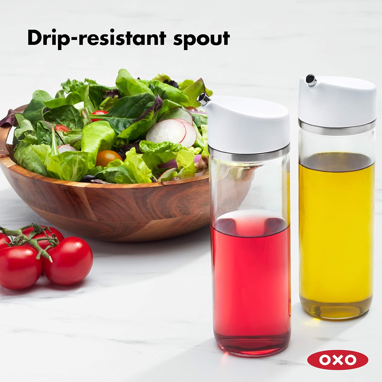 OXO Good Grips Precision Pour Glass Dispenser Set Squeeze Bottle