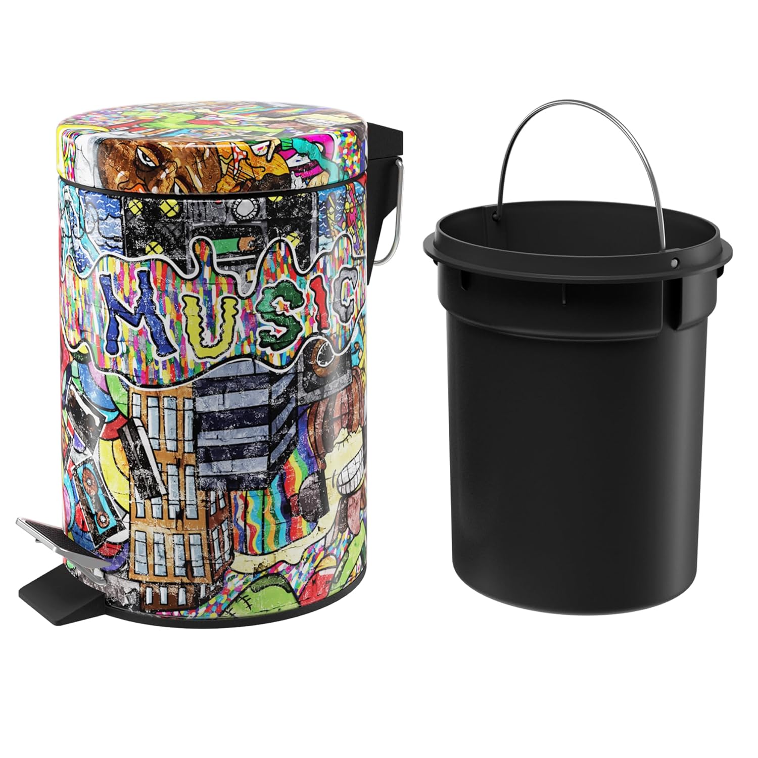 Sanilo 3L Trash Can with Soft Close Lid