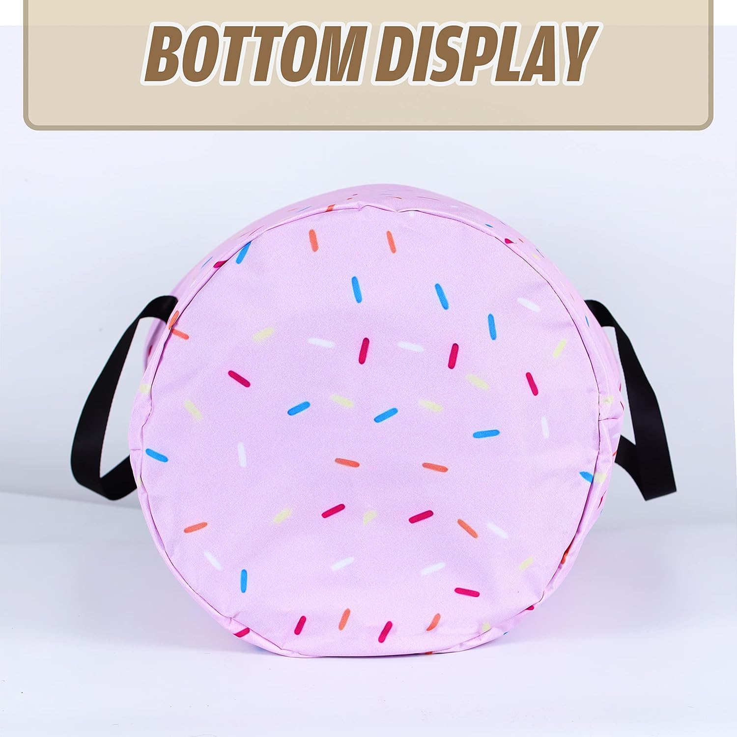 NUTAINLA Foldable Donut Laundry Basket 177x137 Inch