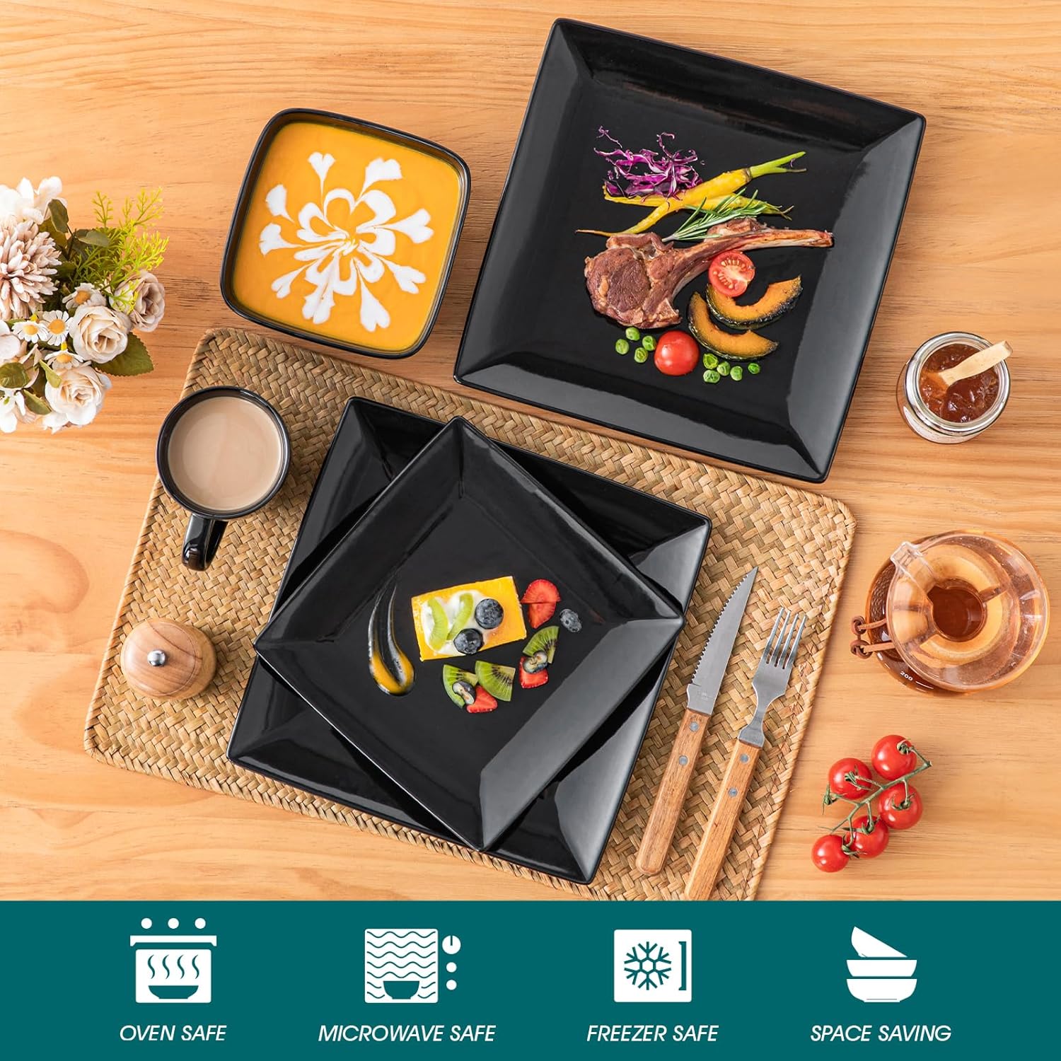 Vancasso Soho Dinnerware Set 24 Pieces