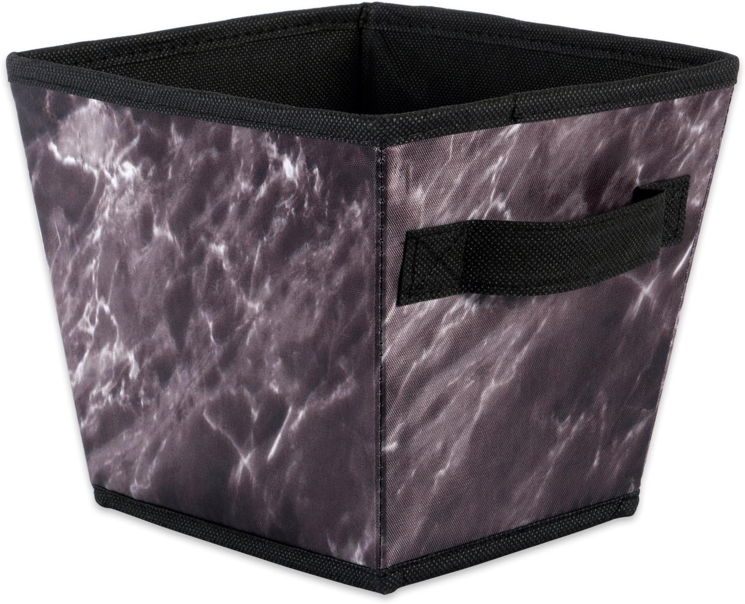 DII Laundry Storage Collection Set of 4 Foldable Bins Black
