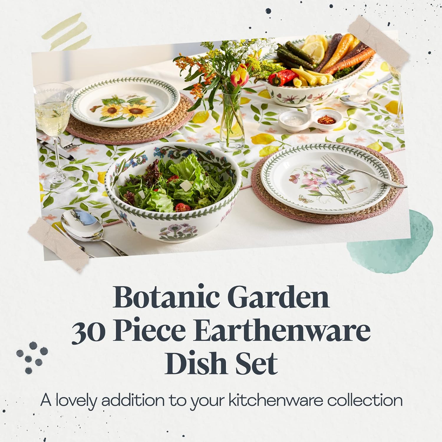Portmeirion Botanic Garden 30-Piece Dinnerware Set 1