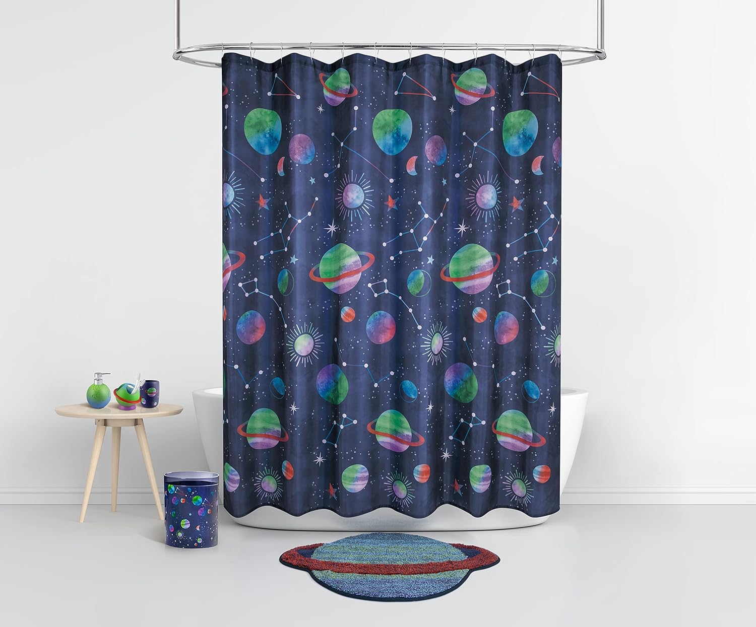 Allure Home Creation Starry Night Trash Can 161 Gallons