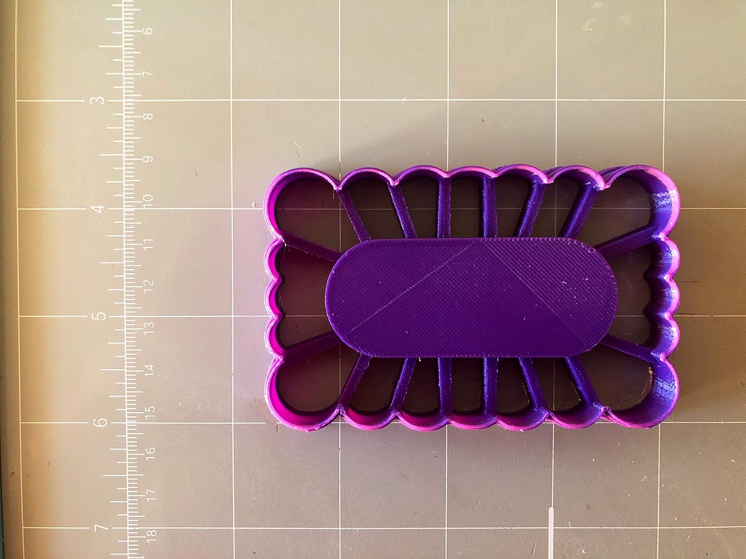 Arbi Design Thumbprint Rectangle Cookie Cutter 25 Inch 1