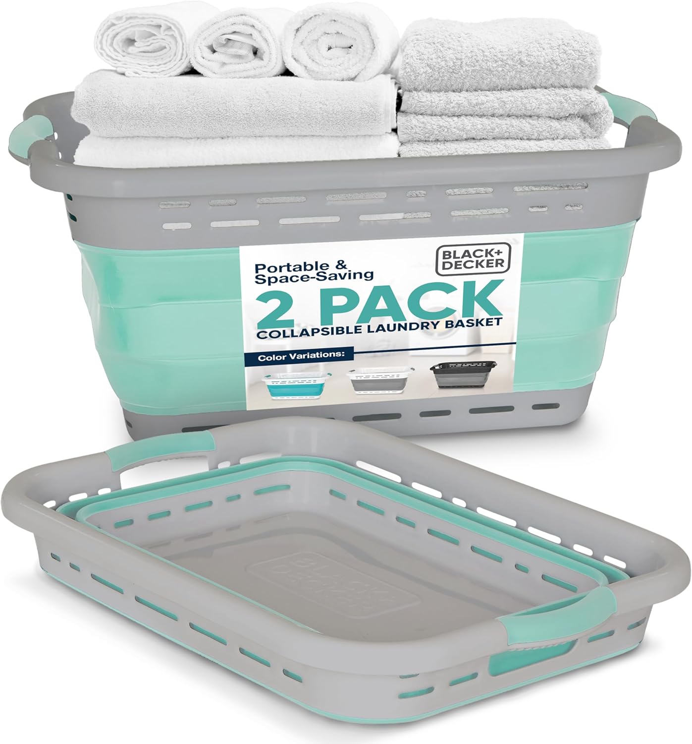 BLACKDECKER 25 Inch Slim Collapsible Laundry Basket