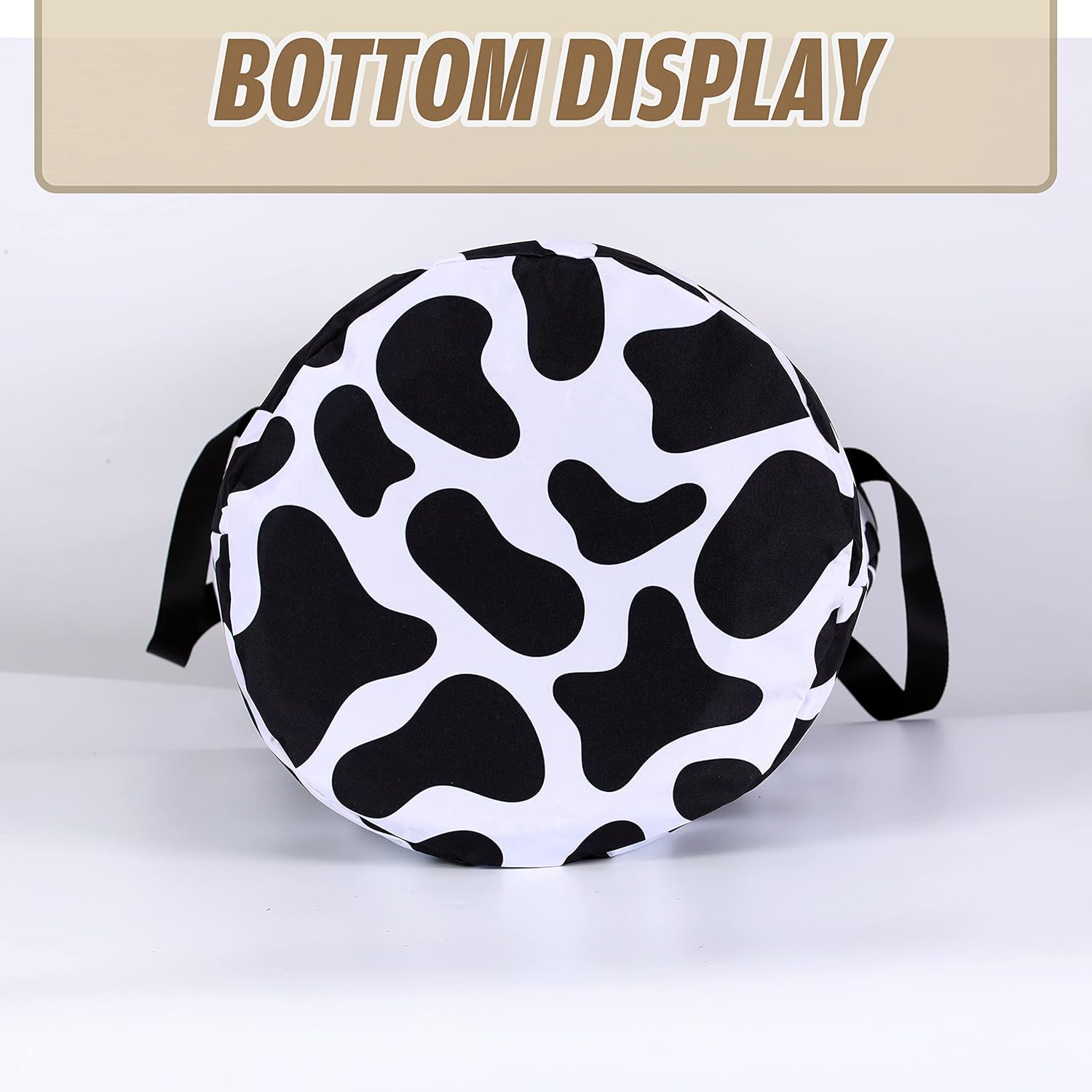 NUTAINLA Cow Print Foldable Laundry Basket