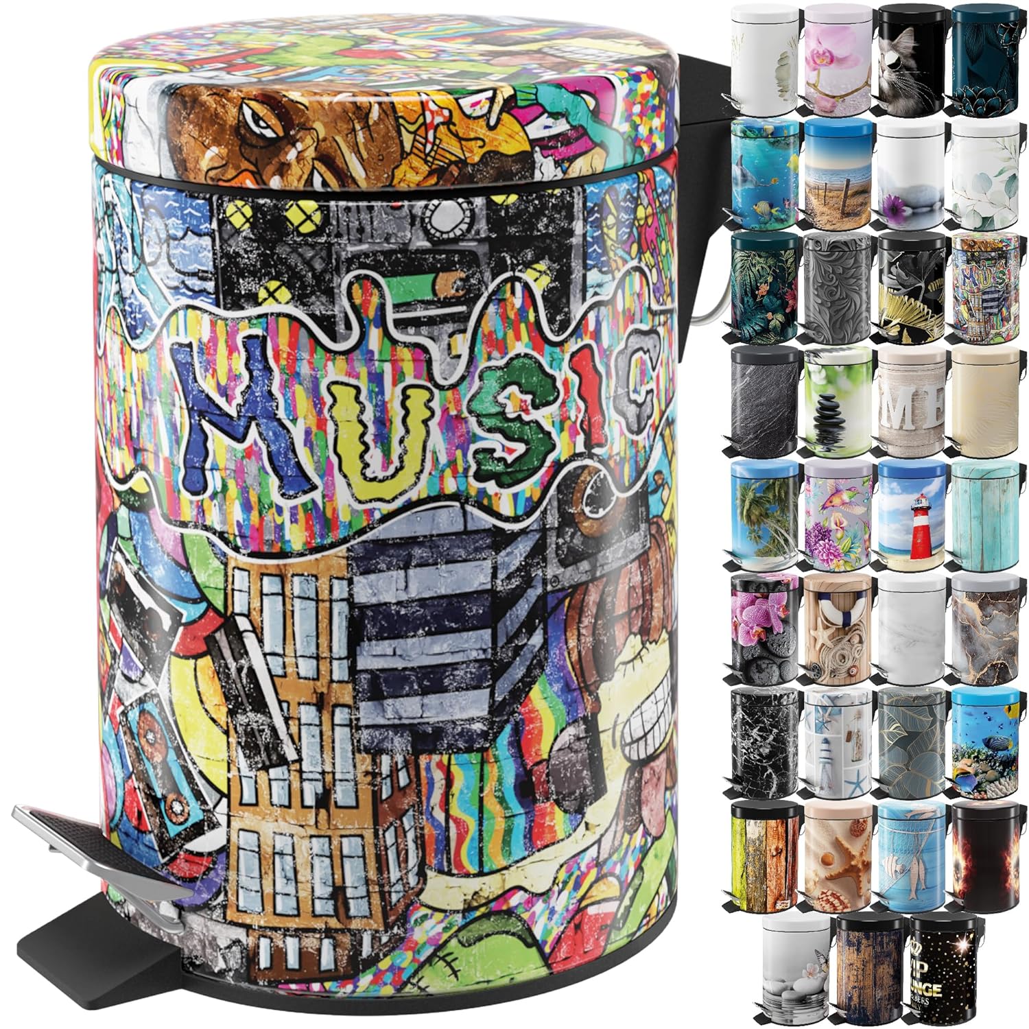 Sanilo 3L Trash Can with Soft Close Lid