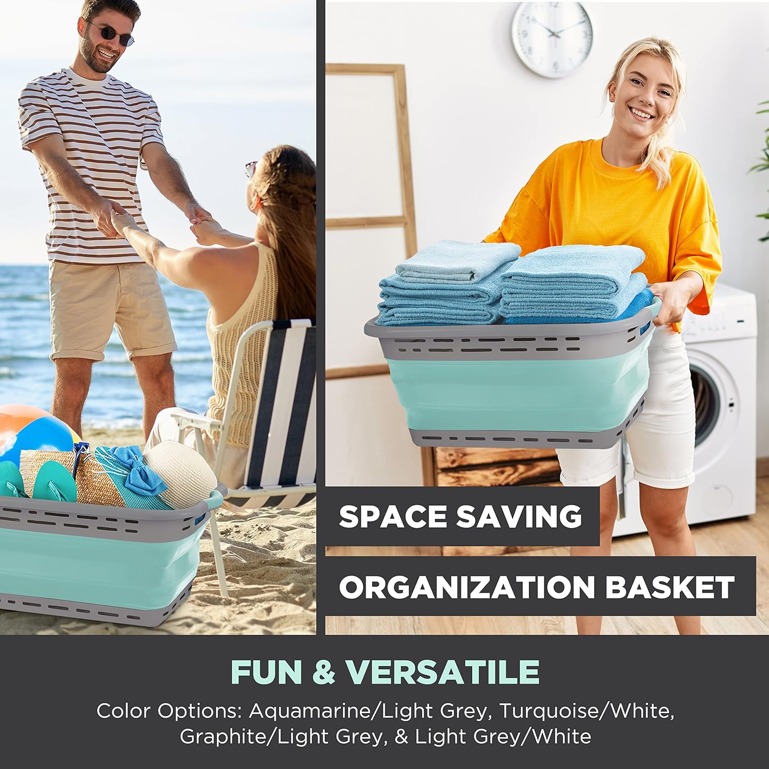 BLACKDECKER 25 Inch Slim Collapsible Laundry Basket