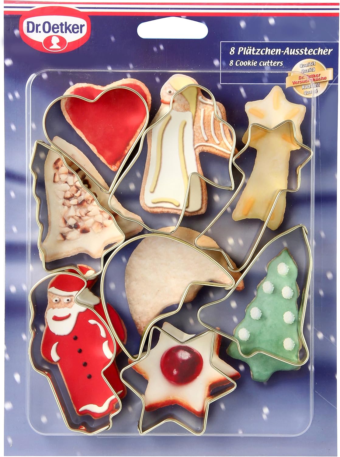 Dr Oetker 8-Piece Gold Cookie Cutter Set