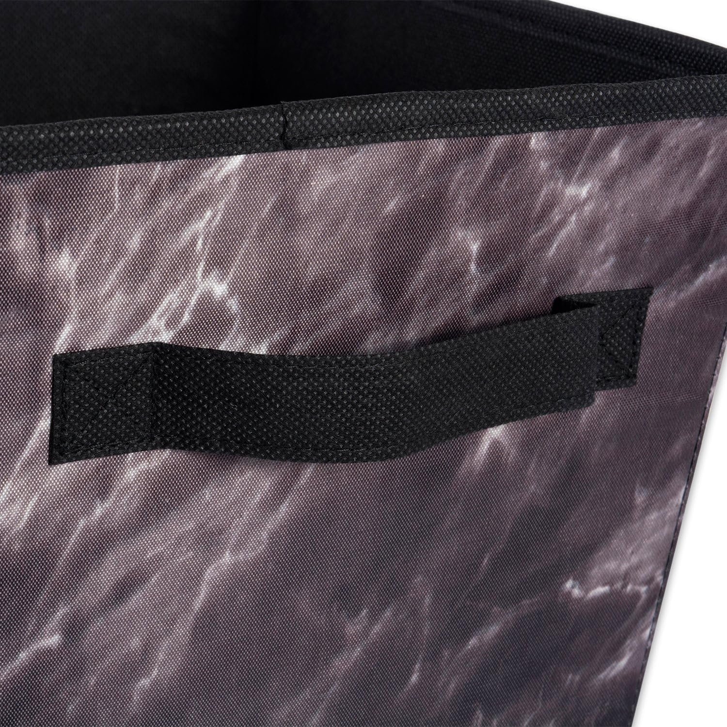 DII Laundry Storage Collection Set of 4 Foldable Bins Black