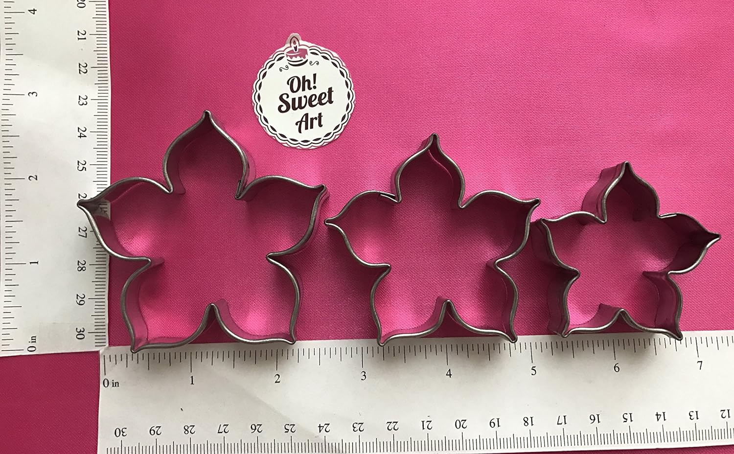 Oh Sweet Art PETUNIA Flower Set Cookie Cutters